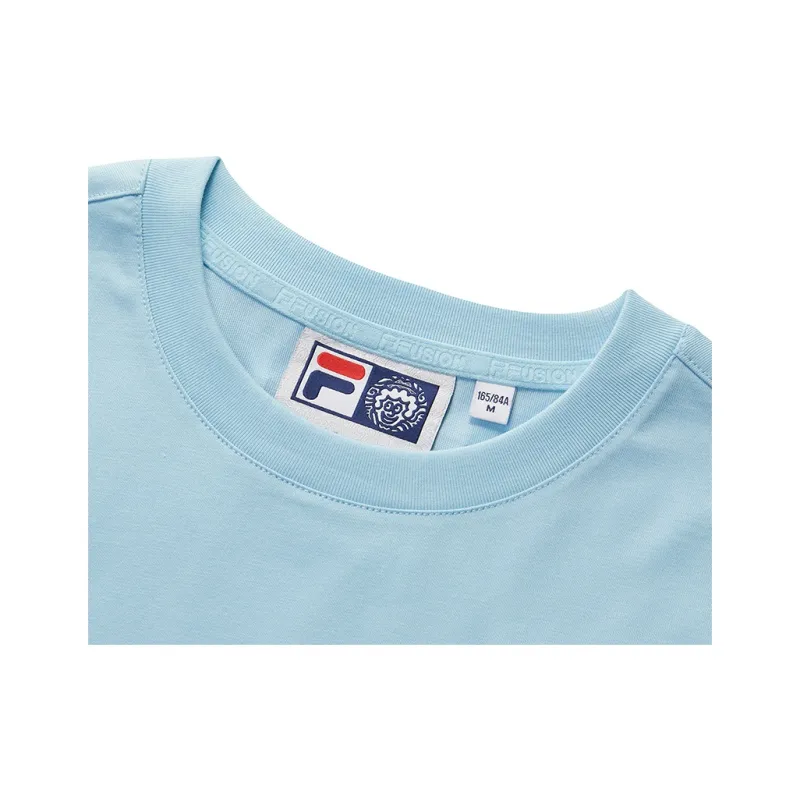 FILA FUSION x MR.DOODLE T Shirt Women's Deli Blue LB-2