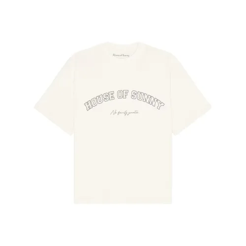 HOUSE OF SUNNY 아이보리 남성 티셔츠