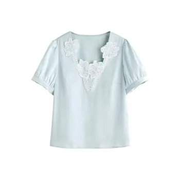 HDFULERN Shirts Women's Blue