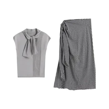 ETSE Two Piece Skirt Sets Women's