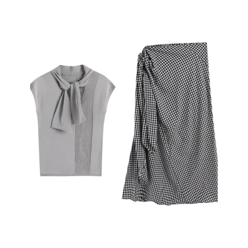 ETSE Two Piece Skirt Sets Women's-0