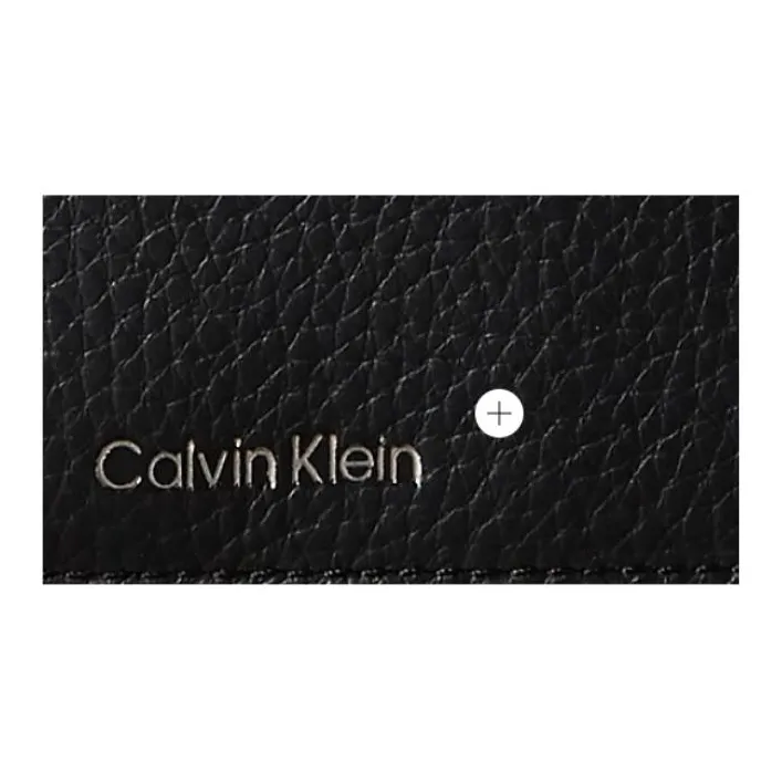 CALVIN KLEIN Grain Leather Wallet Men's Black-3