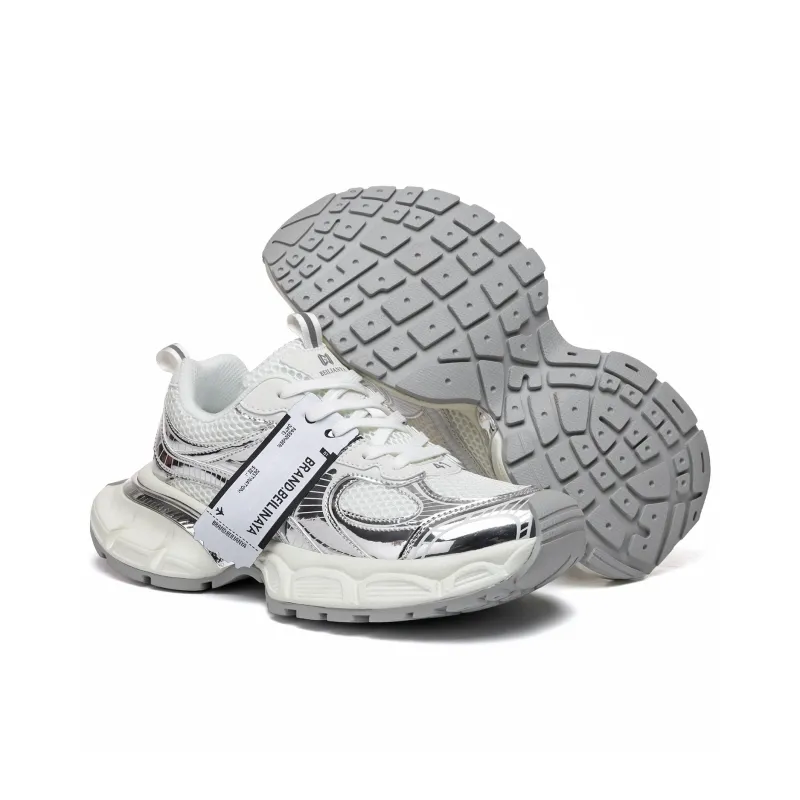 BEILIANYA Cushioning, Slip Resistant, Abrasion Resistant, Lightweight, Height Increasing Low Top Chunky Sneakers Unisex-2