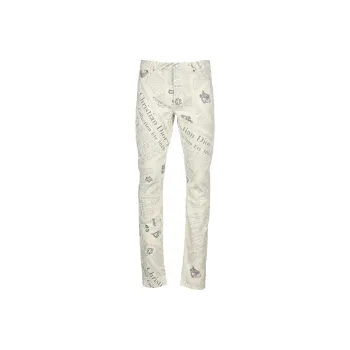 DIOR Arsham Newspaper Jeans