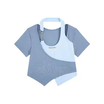 ABBY GODDESS T Shirts Women's Blue