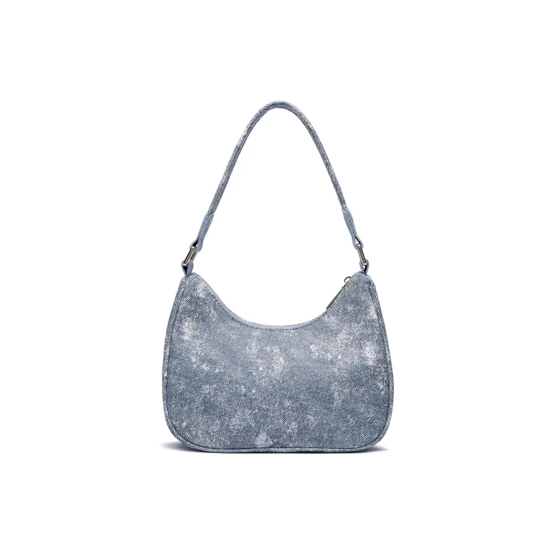 Pepsi PU Shoulder Bag Women's Denim Blue/Silver-4
