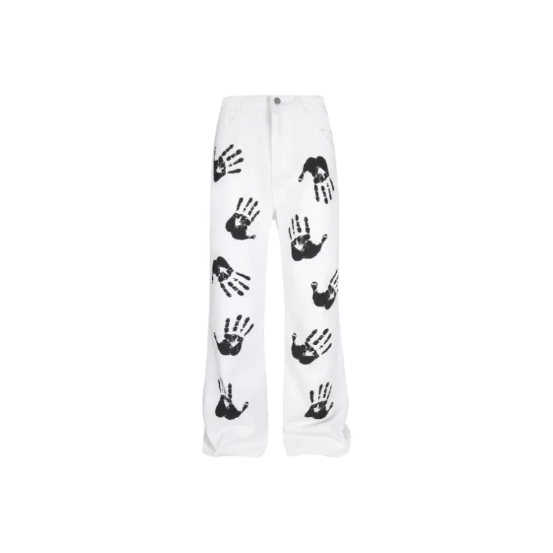 OG96 LAB Jeans Unisex White/Color☀-0