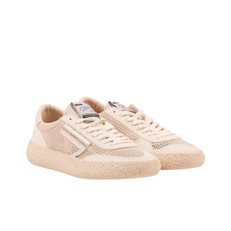 Puraai Beech Breeze Low Top Skateboard Shoes Women's Beige-2