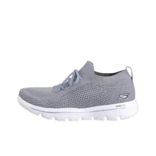 Skechers Go Walk Evolution Ultra Low Top Casual Shoes Women's Gray