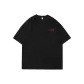 Black with Red Print
