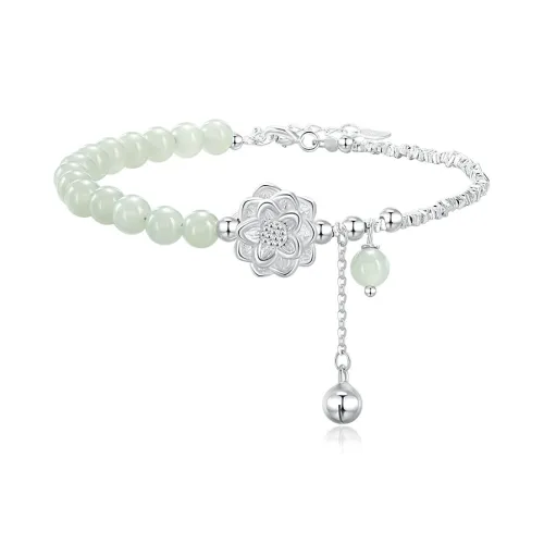 Hurry That Year Hetian Jade Bracelets Green Jade Women's