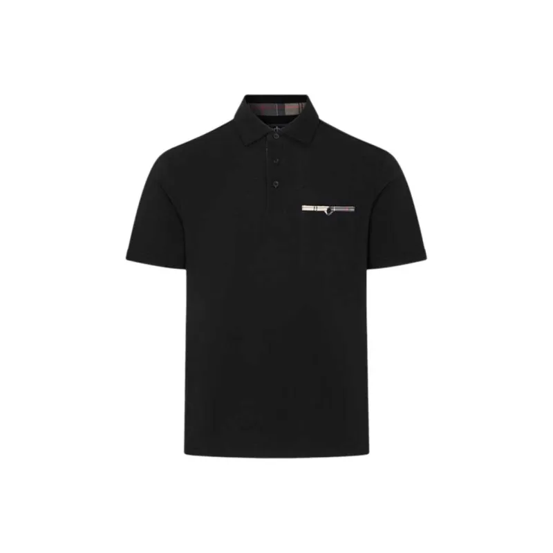 BARBOUR SS25 Polo Shirt Unisex Black-0