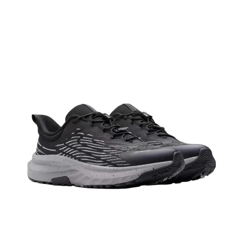Clarks Enford Go Low Top Casual Shoes Men's Black Gray-2