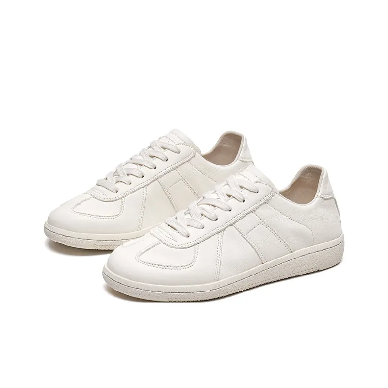 Lee Cooper Anti Slip Wear Resistant Low Top Skateboard Shoes Women's Beige-2