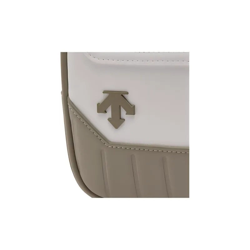 DESCENTE Field Collection Microfiber Leather Clutch Regular Men's White & Green-3