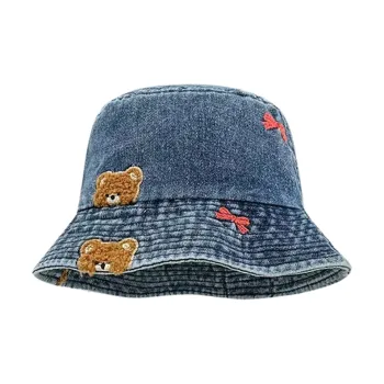 Yalu Preferred Denim Bucket Hats Unisex