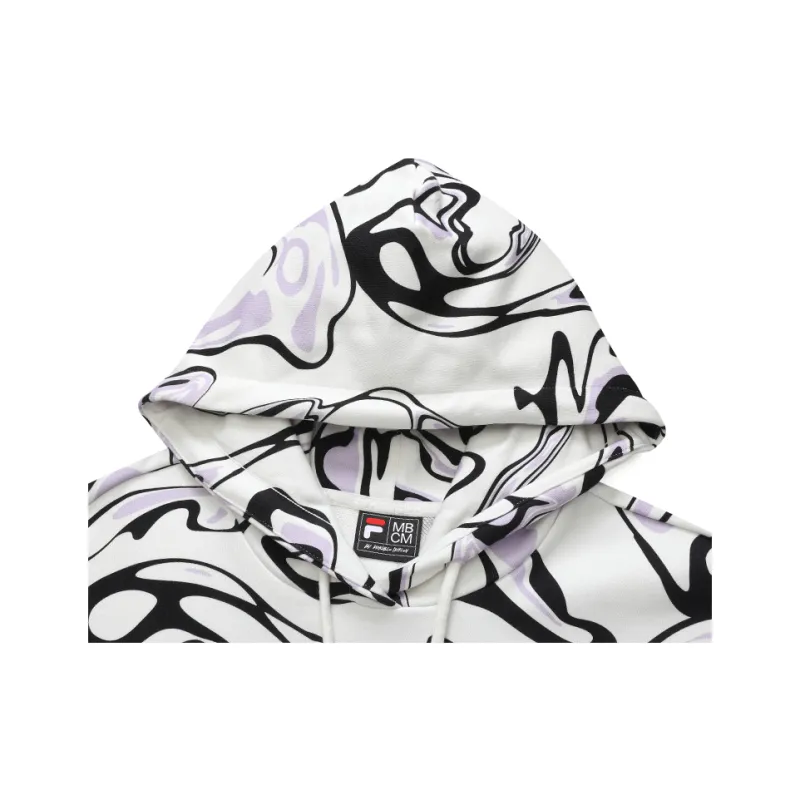 FILA FUSION Marcelo Burlon Collaboration Collection Sweatshirt Women's Canyon Purple-2