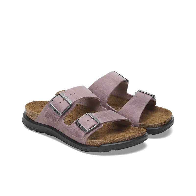 Birkenstock Arizona Crosstown Slide Slippers Women's Purple Regular Loose Fit-2