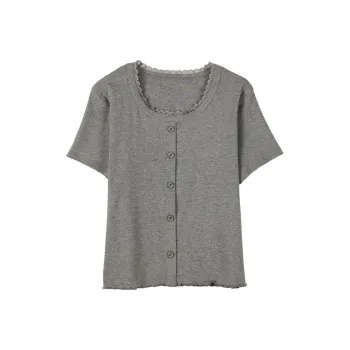 Cypress House T-Shirts Women's Light Gray