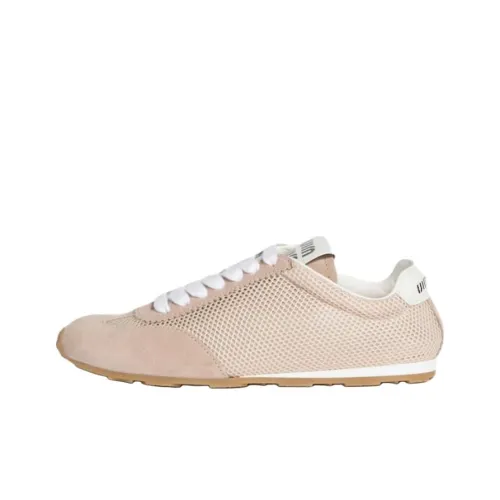 MIU MIU Plume Low Top Casual Shoes Women's Beige