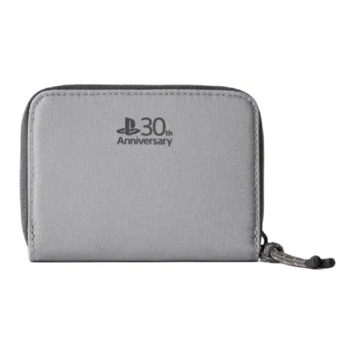 ZARA Polyester Wallet Trumpets Unisex Gray-4