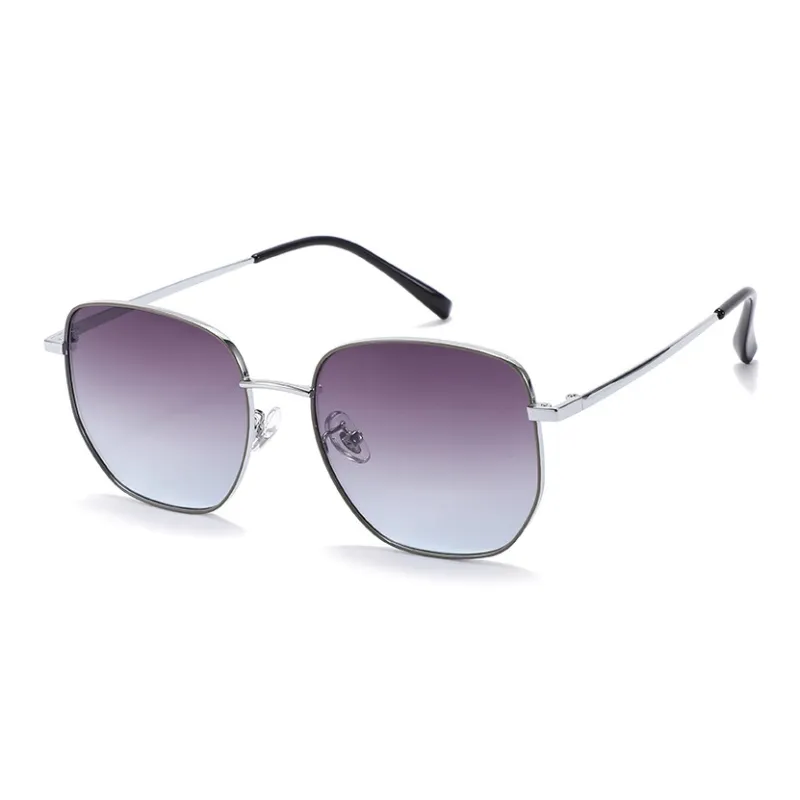 JEKA Metal Square Sunglasses Women's-6