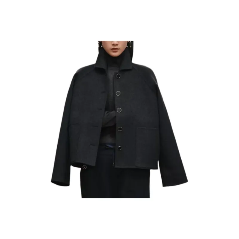 HERMES Jackets & Coats Women's Volcano Gray-0