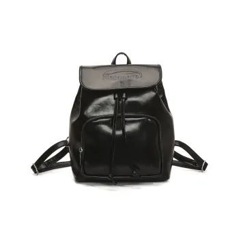 Meow In The Grass PU Backpack Women's Multicolor