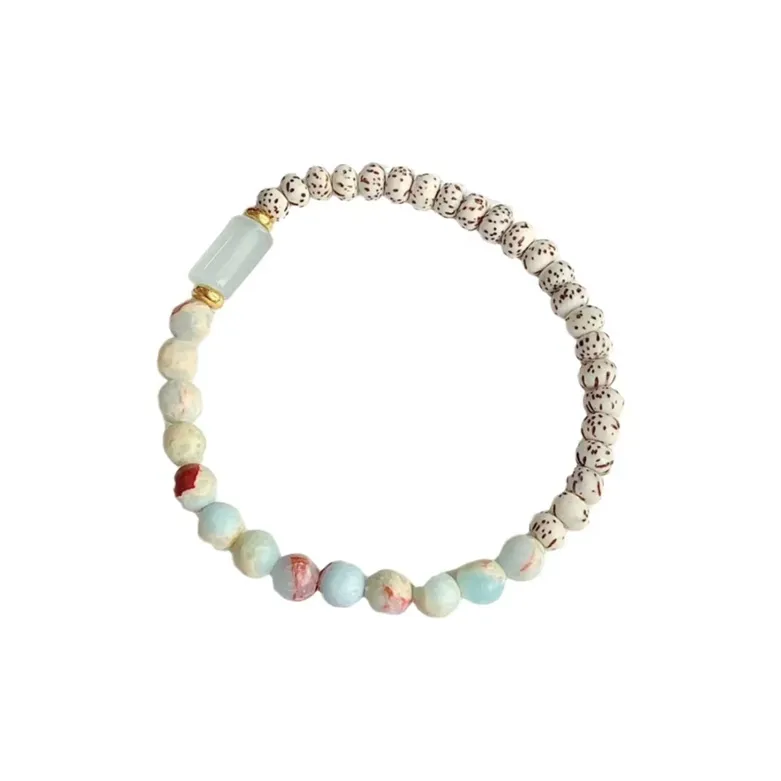 WINGSTOP Star Moon Bodhi Seeds Bracelets Unisex-0
