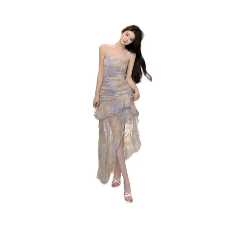 GOSO Slip Dresses Women's Light Purple-0