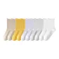 2 Light Coffee+2 Ginger Yellow+2 Light Purple+2 Light Gray+2 White