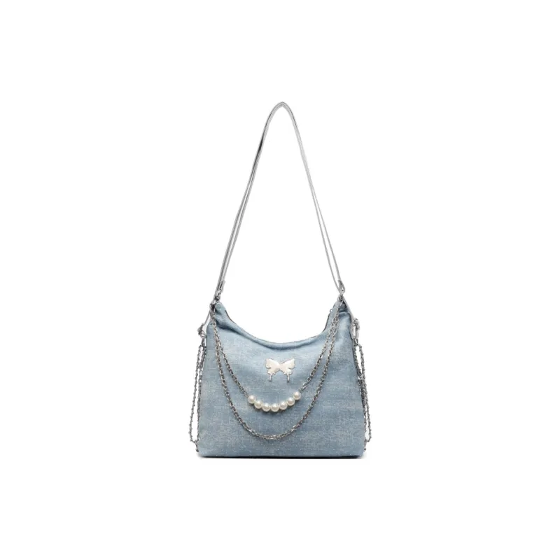 Meow In The Grass Fabric Shoulder Bag Women's Multicolor-9
