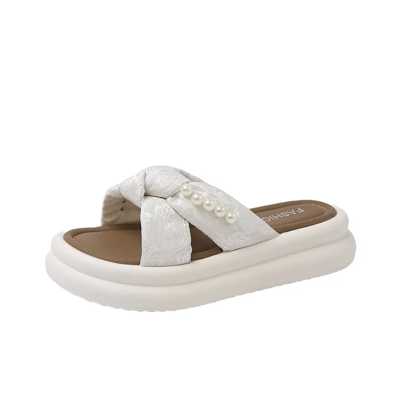 NANJIREN EVA Slip Resistant Abrasion Resistant Slide Slippers Women's-0