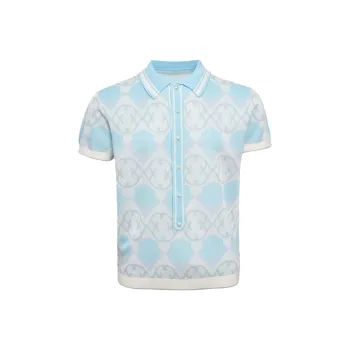 GLACIERBOY Polo Shirts Unisex Lake Blue