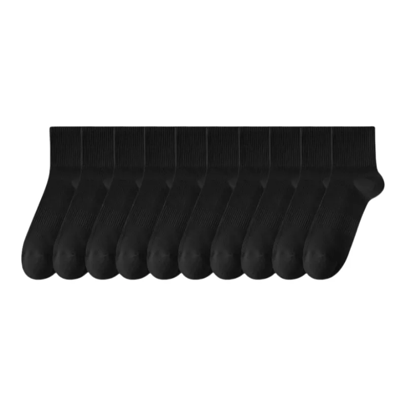 Lan Miao Mid Calf Socks Men's 10 Pack-3