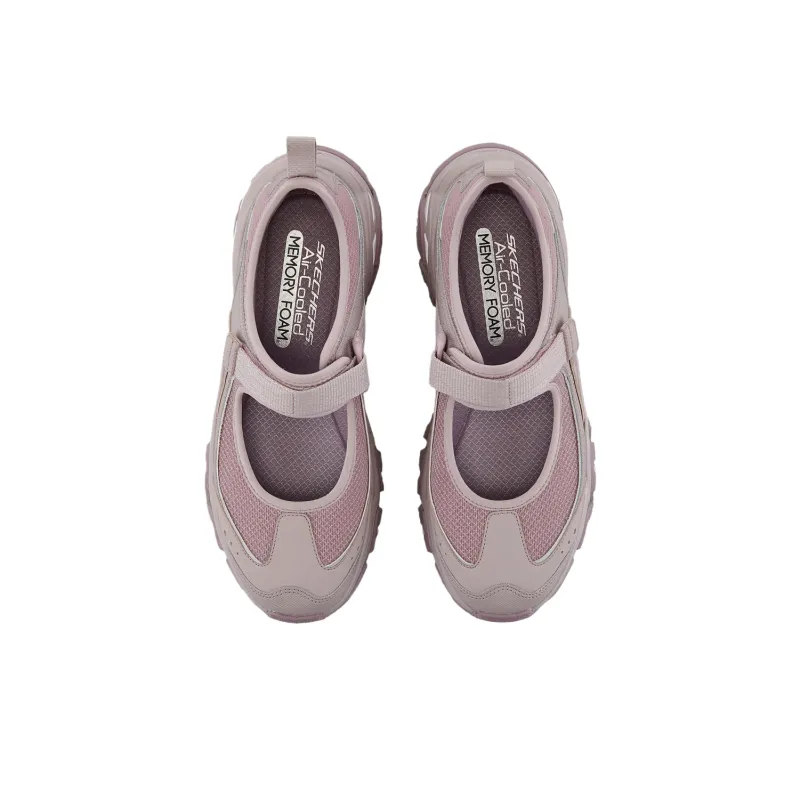 Skechers DLITES Low Top Casual Shoes Women's Dusty Pink-3