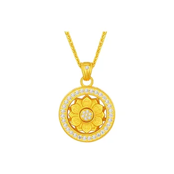CHOW TAI SENG S925 Silver Necklaces Women's