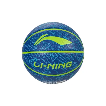 LiNing Rubber Basketball Deep Sea Blue Size 7 Ball Size 5 Ball Street Training Unisex