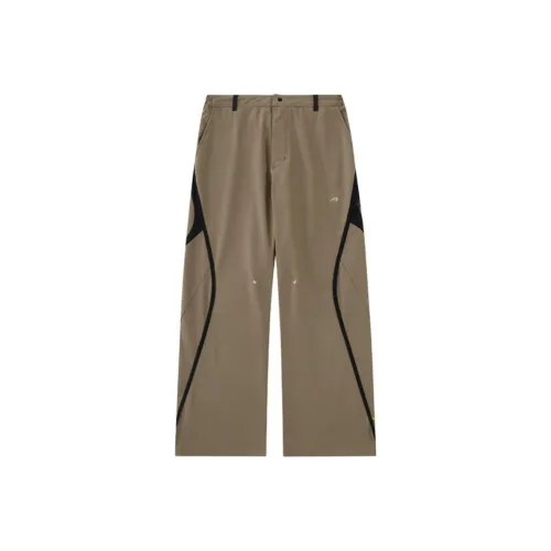 Norybrand 카키 남녀공용 캐주얼 팬츠