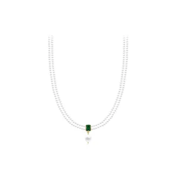 Cuz Strange Intention Zircon Necklaces Women's
