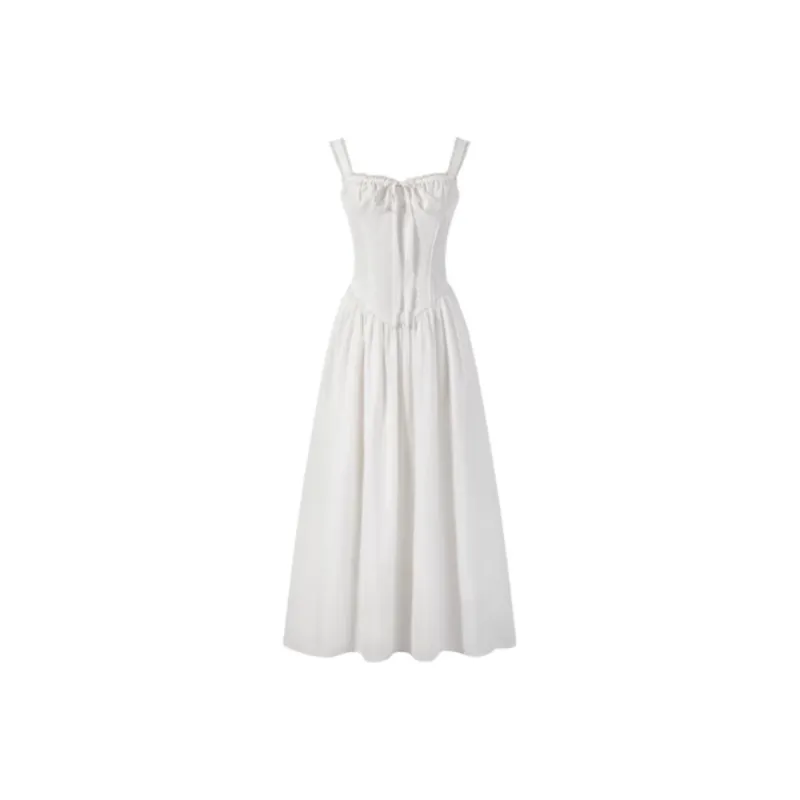 Qiuerle Casual Long Skirt Women's-0