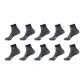 10 Pack[Dark Gray]