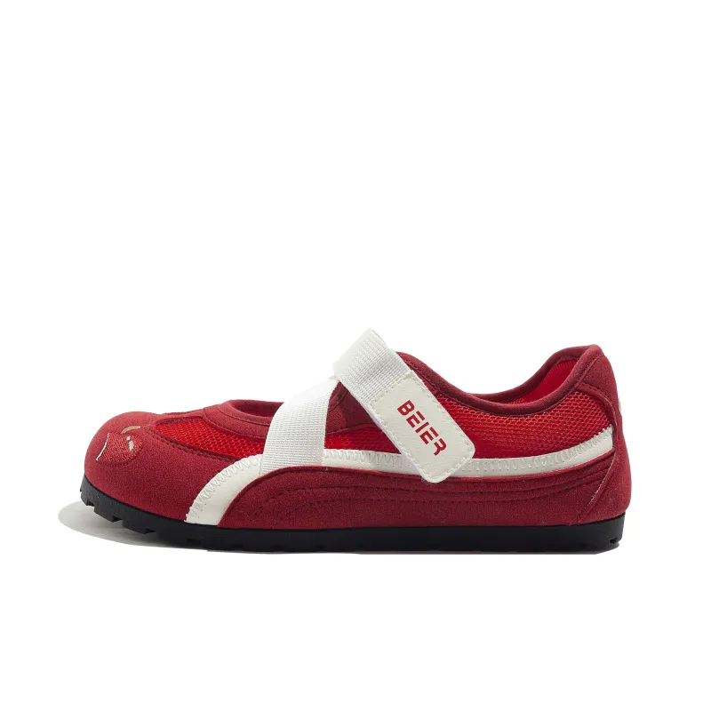 BEIER Low Top Casual Shoes Women's White-5