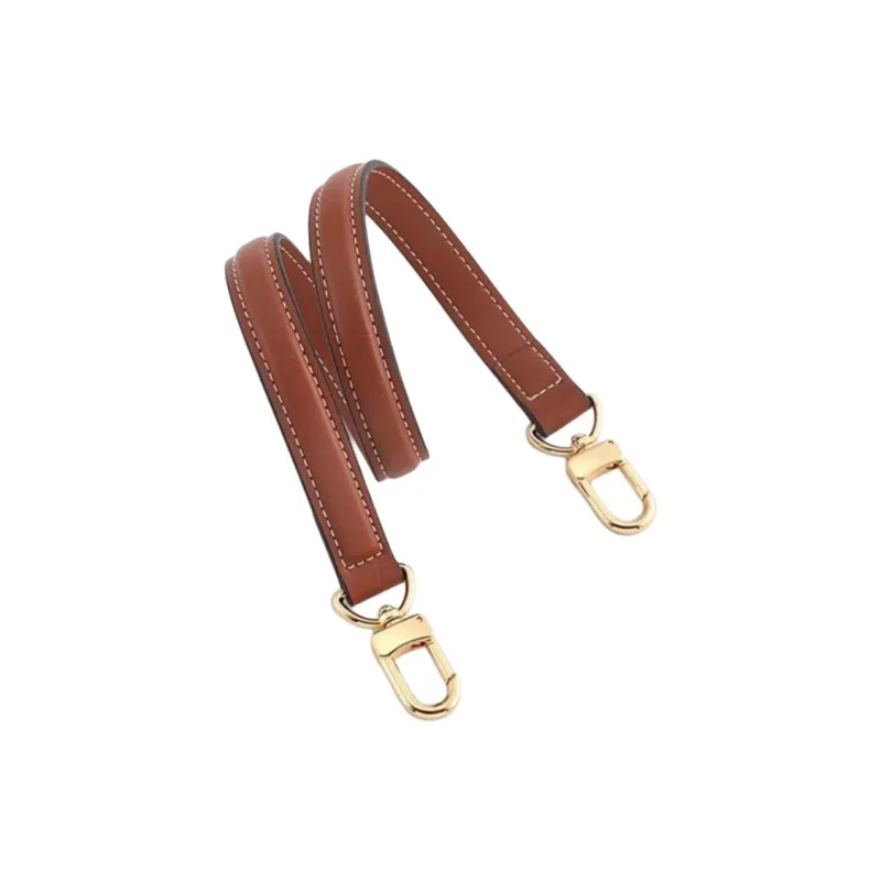 Jingxi Imported Microfiber Leather Bag Accessory Bag Strap Women's Marine Blue/Hazelnuts Brown-3