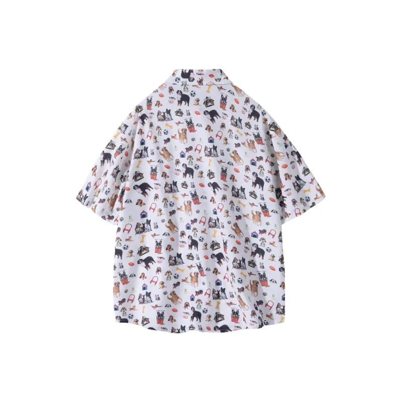 SESAME STREET Shirts Unisex Puppy White-1