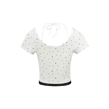 Cotton Gene Crop Tops Women's