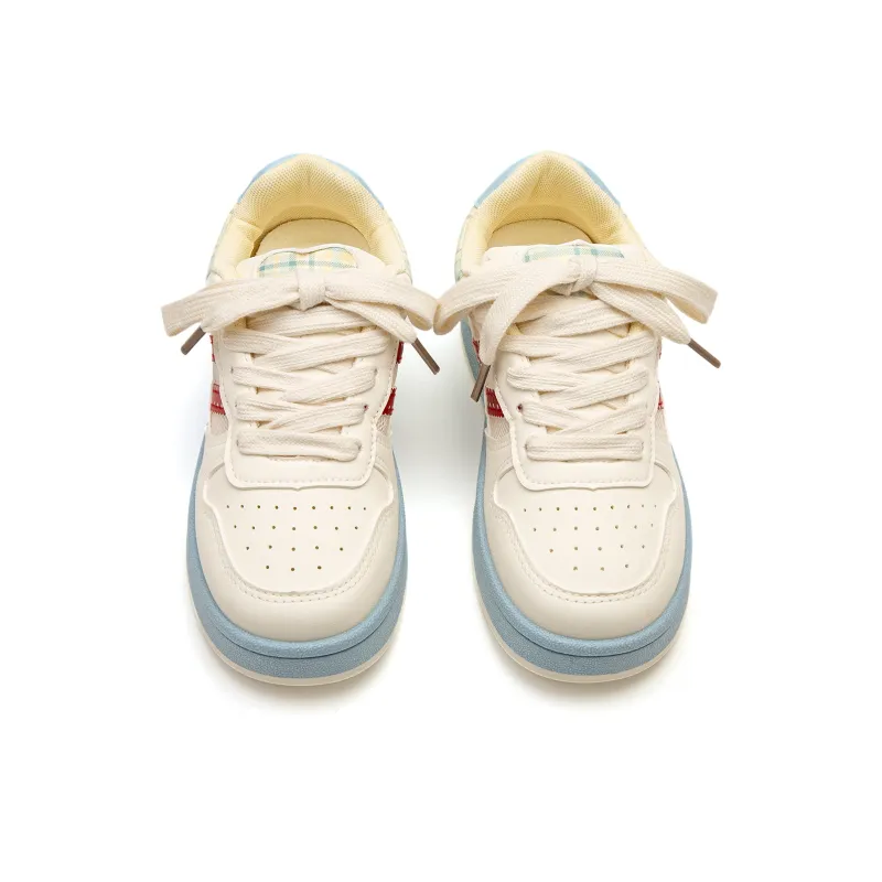 Far Waves Anti Slip Wear Resistant Low Top Skateboard Shoes Women's-7