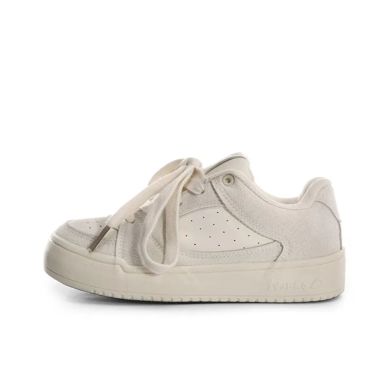 PIYOPIYO Low Top Skateboard Shoes Women's Beige-0