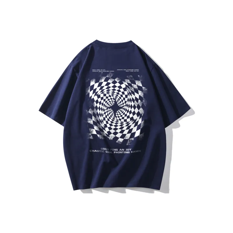 TONYKRZ T Shirts Unisex Navy Blue-1