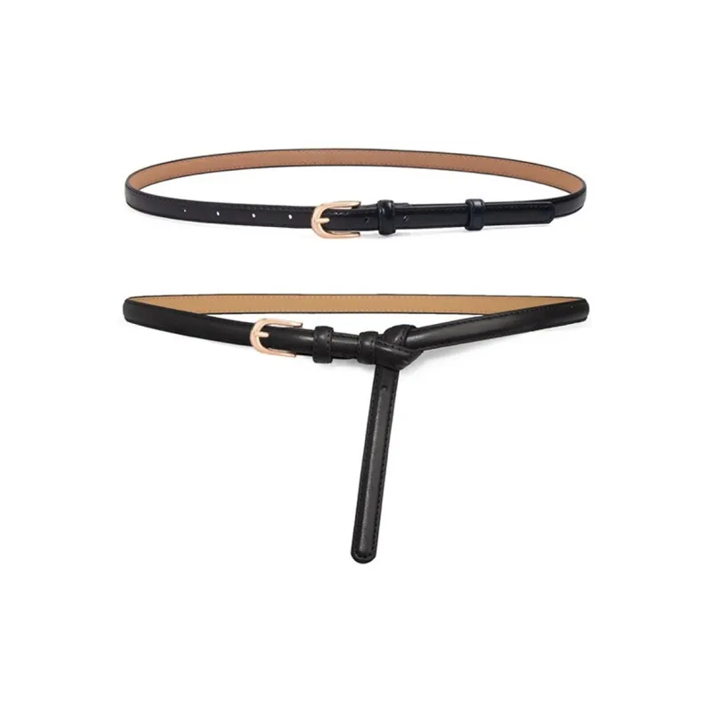 Cranta Komeia Cow Split Leather Belts Women's 1.3cm-4